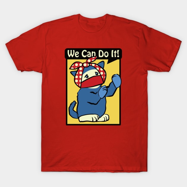 We Can Do It Covid T-Shirt by Sue Cervenka